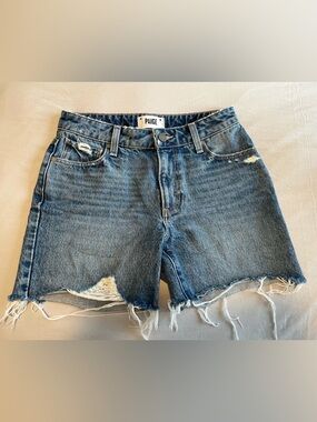 PAIGE Blue Denim Shorts